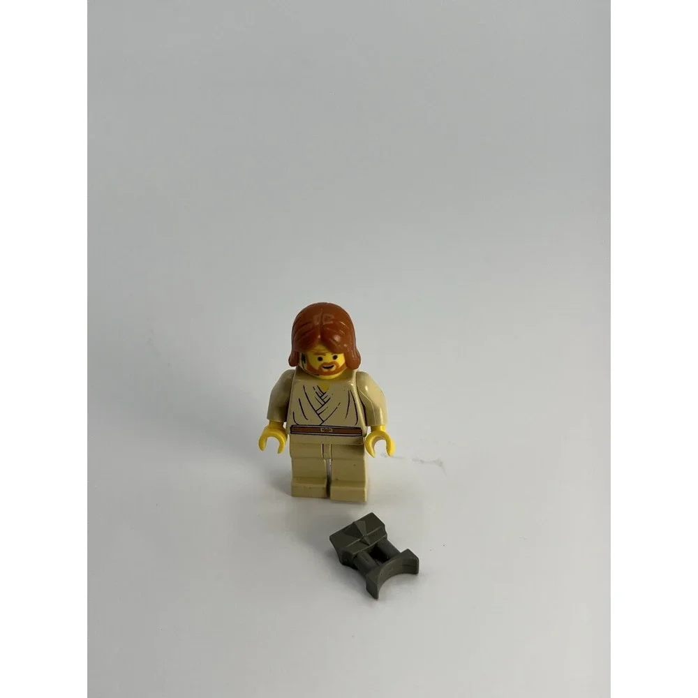 Lego Star Wars Minifigure: sw0055 Obi-Wan Kenobi - Headset - Set 7143